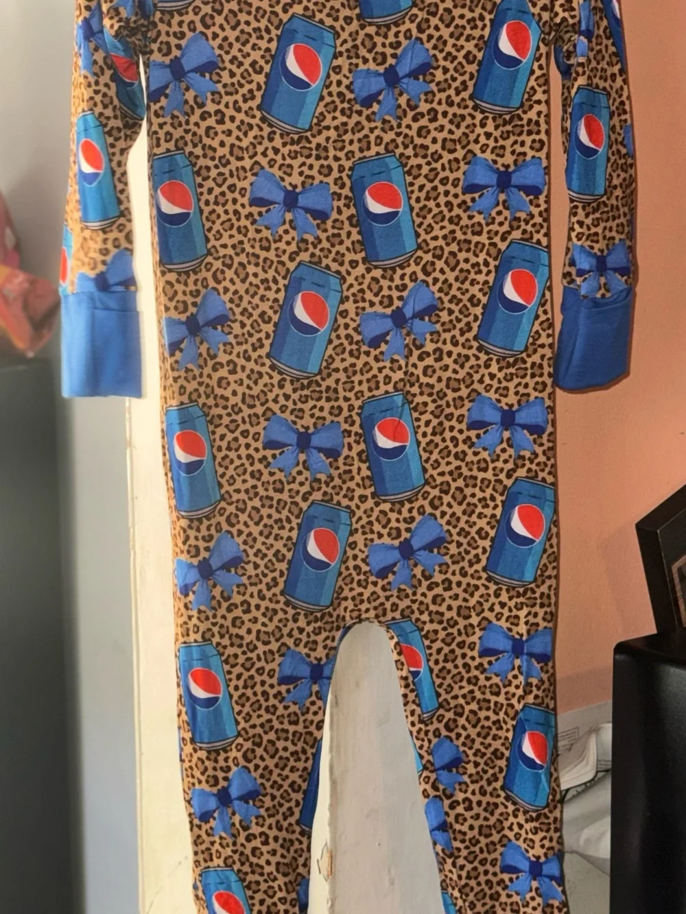 2T Cheetah Print Pepsi Bamboo Zippy